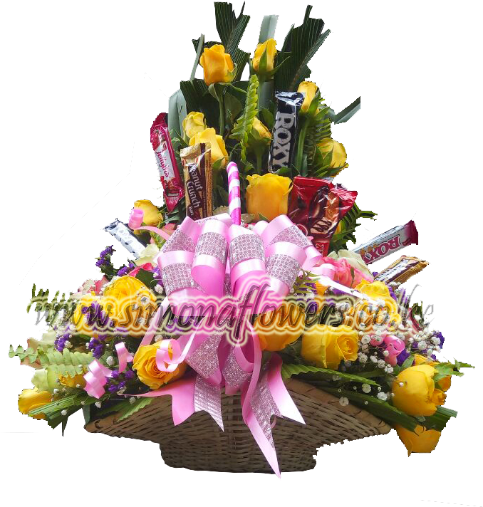 Birthday Flowers Png Clipart (684x952), Png Download