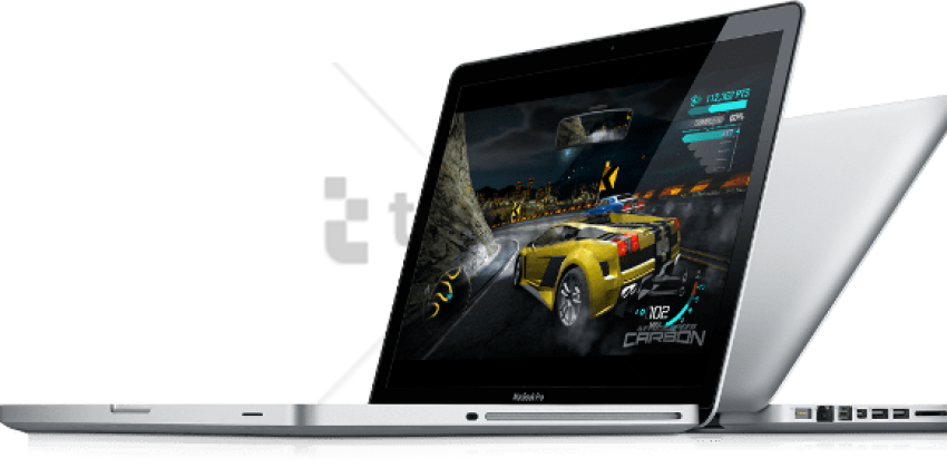 Free Png Laptop Apple Pro Core I7 Png Image With Transparent - Macbook Pro 2010 Back Clipart (850x420), Png Download
