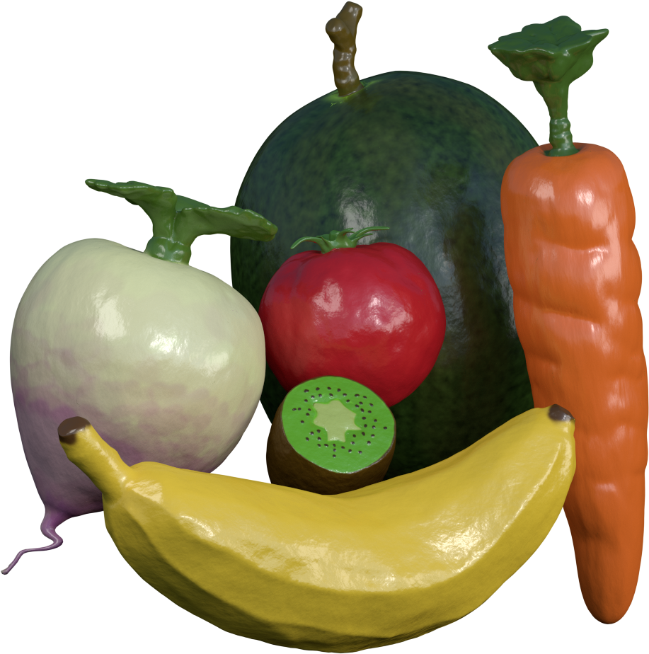 Fruit N Veg - Bell Pepper Clipart (917x924), Png Download