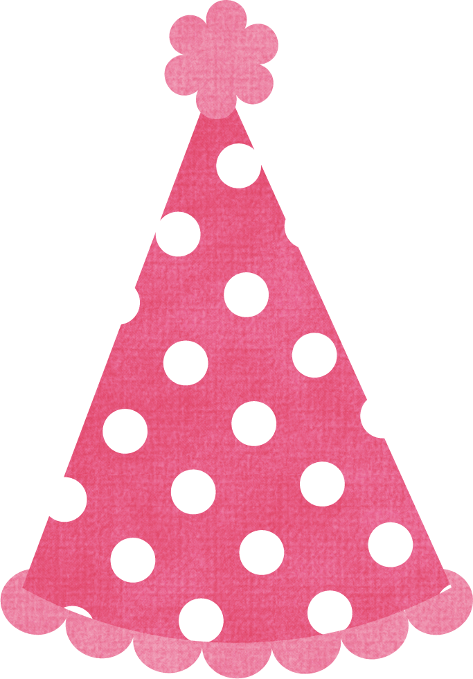 ‿✿⁀ceℓebrate‿✿⁀ Xmas Quotes, Birthday Clips, Cute Clipart, - Pink Birthday Hat Clipart - Png Download (683x980), Png Download