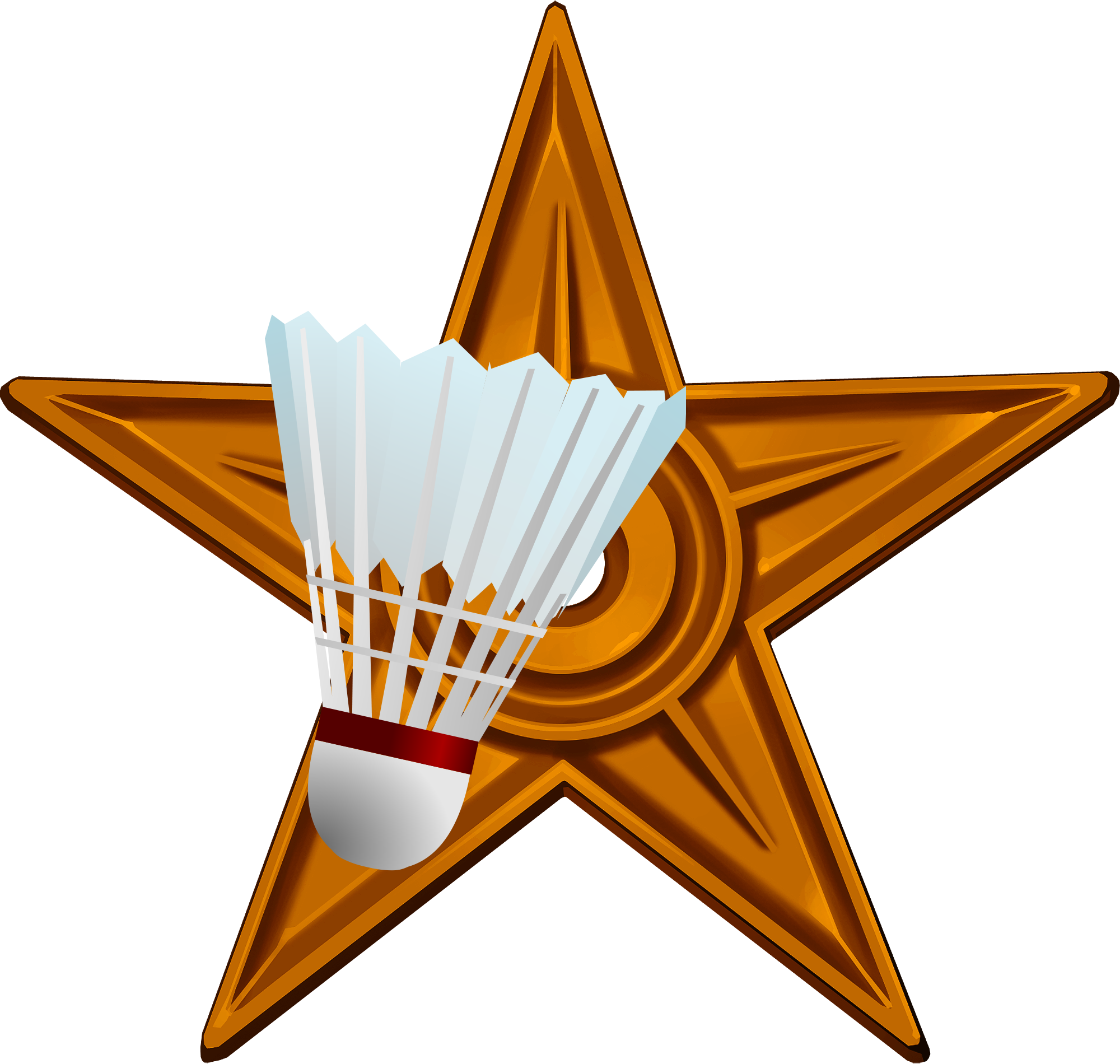 Badminton Barnstar Hires - Video Game Clipart (2000x1900), Png Download