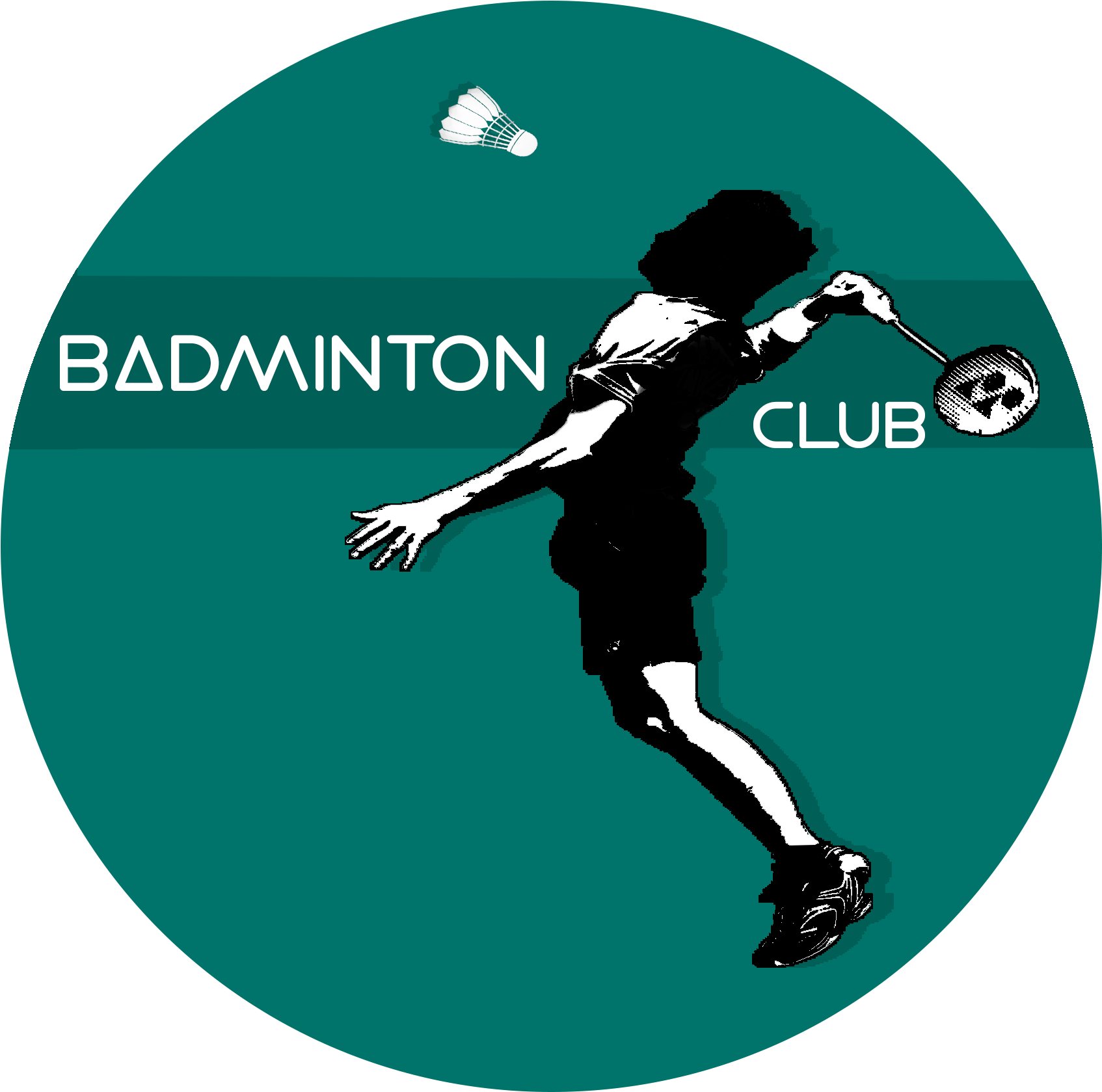 Badminton Logo - Illustration Clipart (2000x2000), Png Download