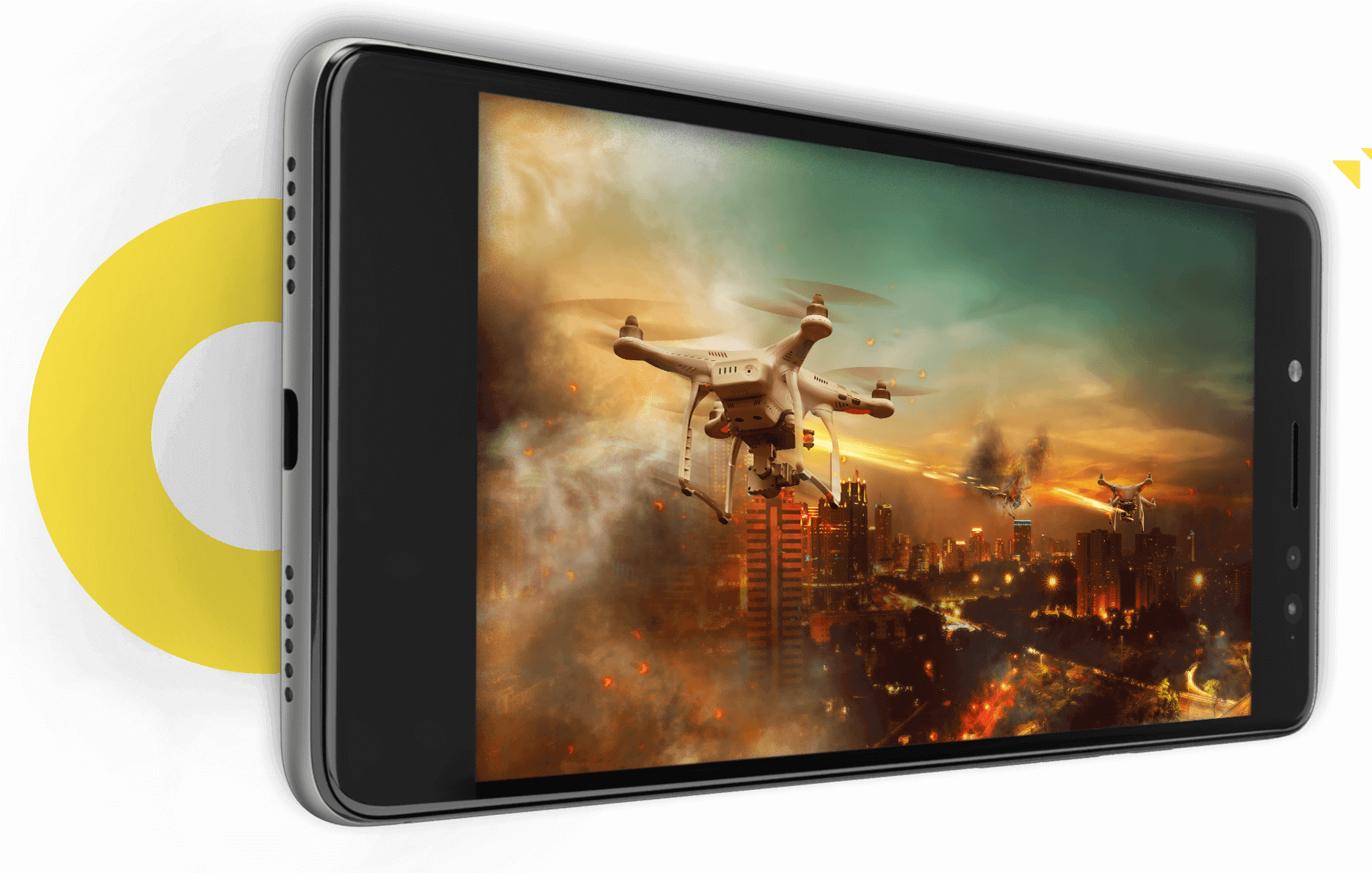 5" Full Hd Display Gives You Just That - Armamentos Usados Na Guerra Dos Farrapos Clipart (1798x1144), Png Download