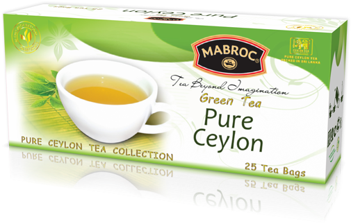 Pure Ceylon Green Tea - Mabroc Clipart (640x488), Png Download