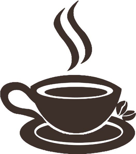 Free Tea/coffee In The Lobby At All Times - Tea Cup Drawing With Smoke Clipart (600x600), Png Download