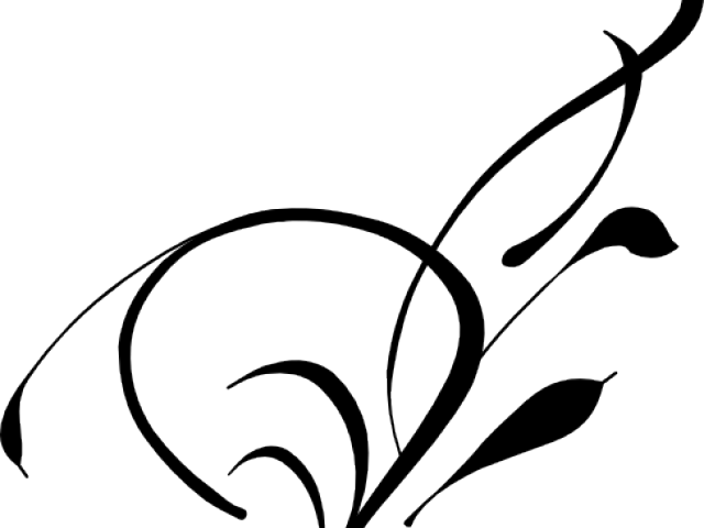 Flower Border Line Png Clipart Large Size Png Image Pikpng