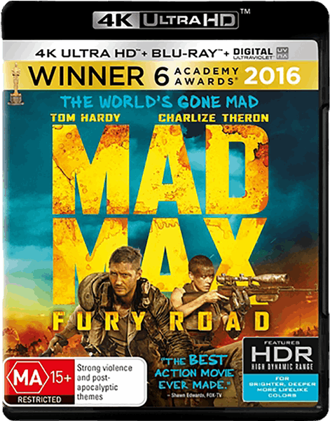 Fury Road 4k Ultra Hd Blu-ray - Mad Max: Fury Road Clipart (600x600), Png Download