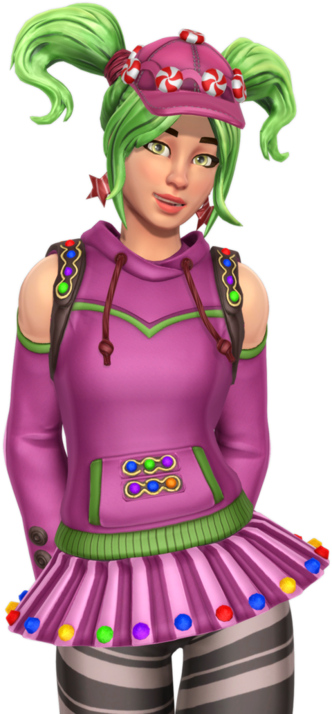 774 X 1032 24 0 - Fortnite Candy Girl Clipart (774x1032), Png Download