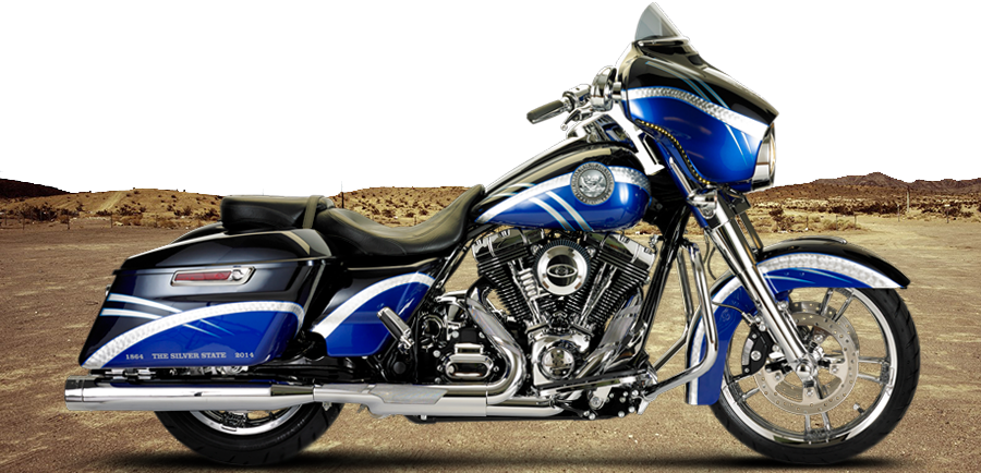 Custom Harley Davidson Bike - Cruiser Clipart (900x434), Png Download