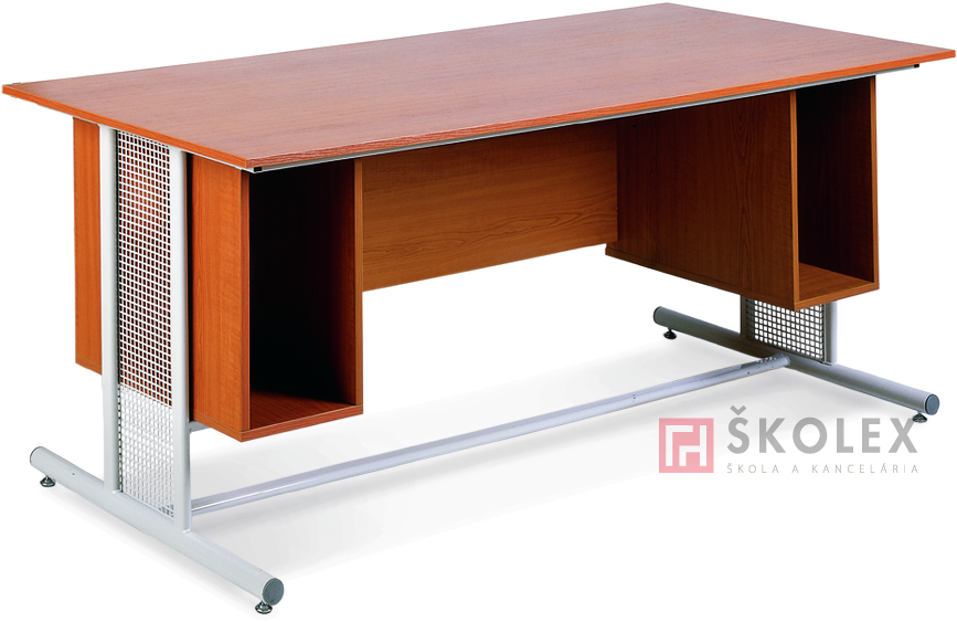 Computer Desk Perfo - Writing Desk Clipart (953x618), Png Download