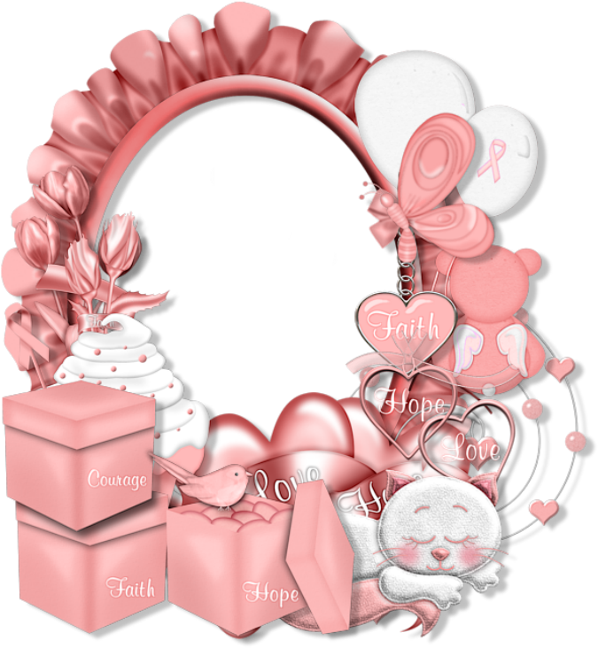 Фотки Birthday Frames, Happy Birthday Frame, Cute Frames, - Baby Pink Transparent Frame Clipart (675x732), Png Download