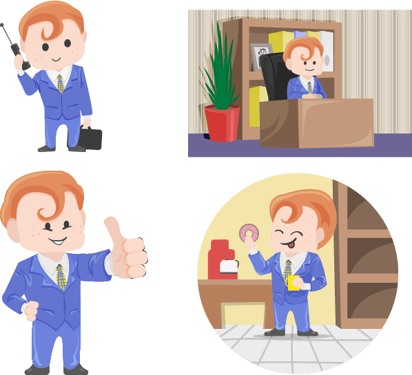 Ai, Pdf, Png - Cartoon Clipart (598x545), Png Download