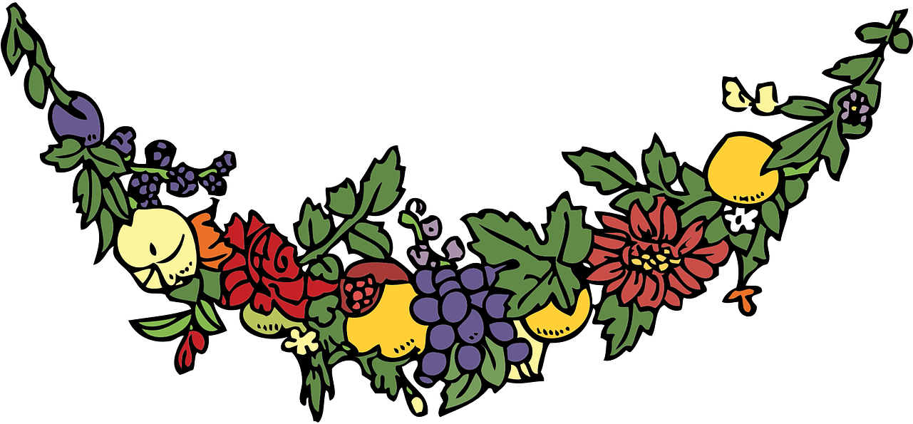 Fruit Border Clip Art - Png Download (1280x640), Png Download