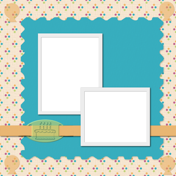 Birthday Frame - Birthday Photo Frames Psd Clipart (600x600), Png Download