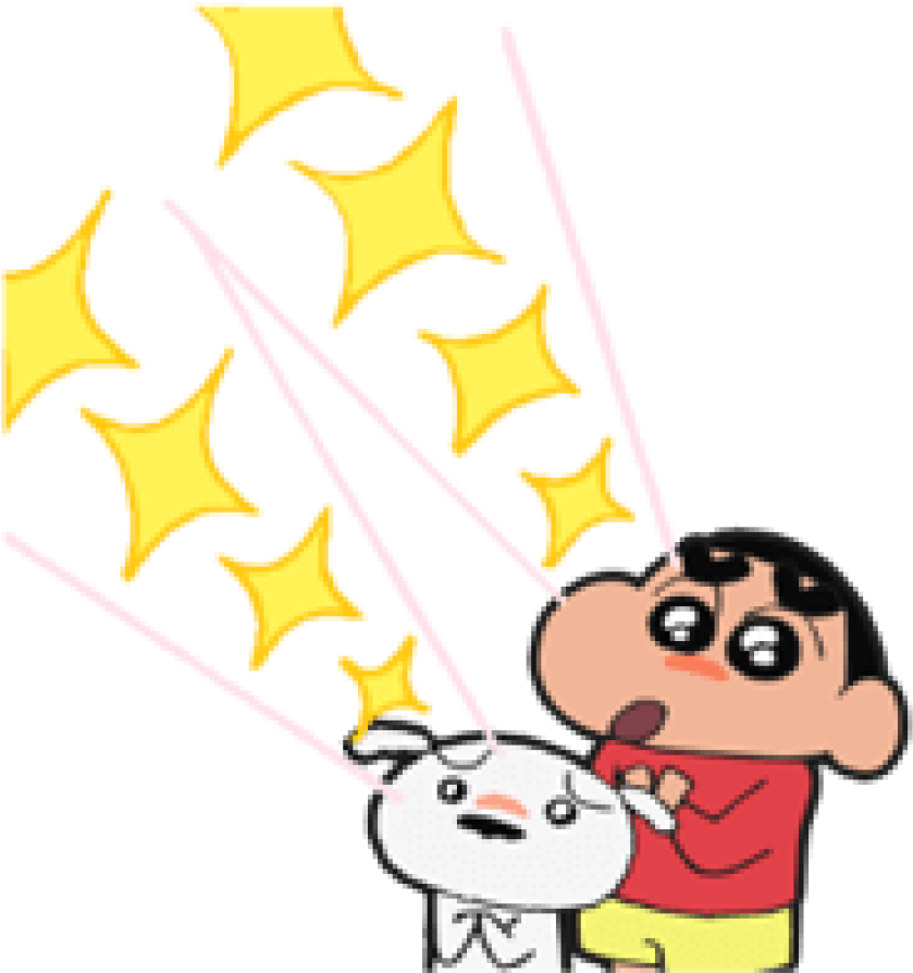 Get Up And Move, Crayon Shin-chan - Crayon Shin Chan Sticker Png Clipart (1024x1024), Png Download