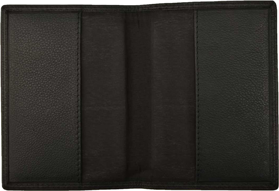 Home>accessories>leather Goods>black Leather Passport - Wallet Clipart (1000x1000), Png Download