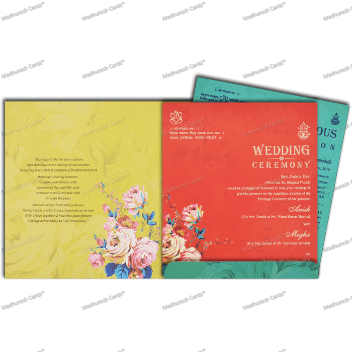 Hindu Wedding Cards - 花 素材 Clipart (700x700), Png Download