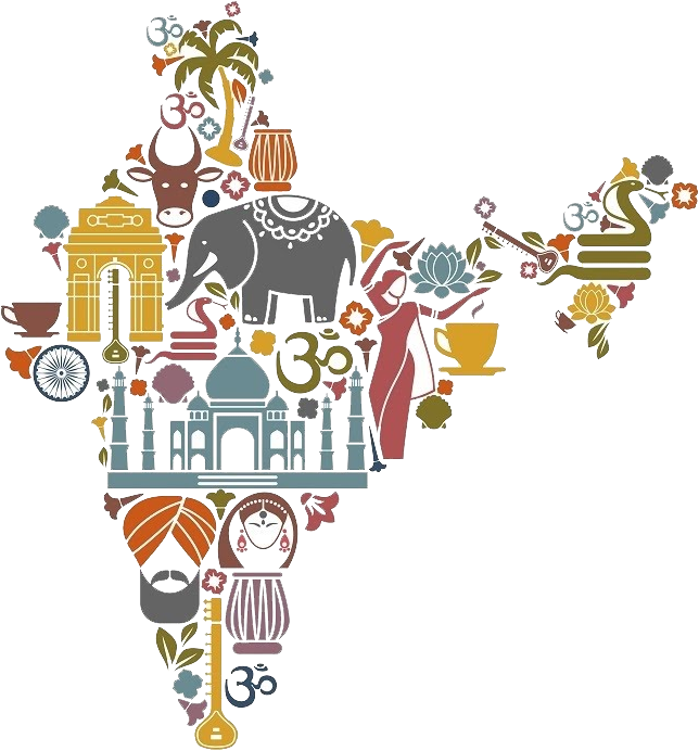 Ajanta & Ellora , Bodhi Temple(bihar), Khajuraho Temple(madhya - India Is Best Country Clipart (657x720), Png Download