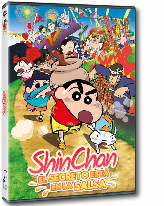 El Secreto Está En La Salsa Dvd - Shin Chan Clipart (560x700), Png Download
