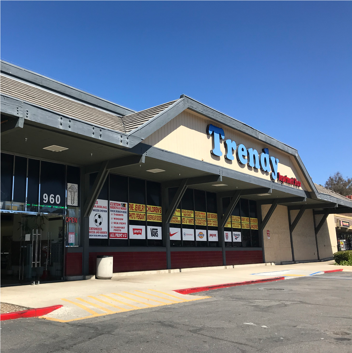 960 S Santa Fe Ave - Commercial Building Clipart (2643x1157), Png Download