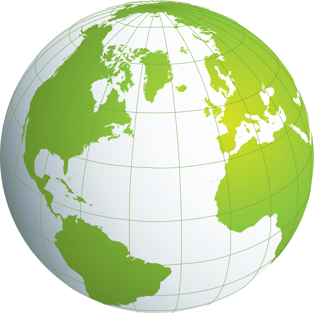 File - Greenglobe - Svg - Globe Transparent Background Png Clipart (1027x1024), Png Download