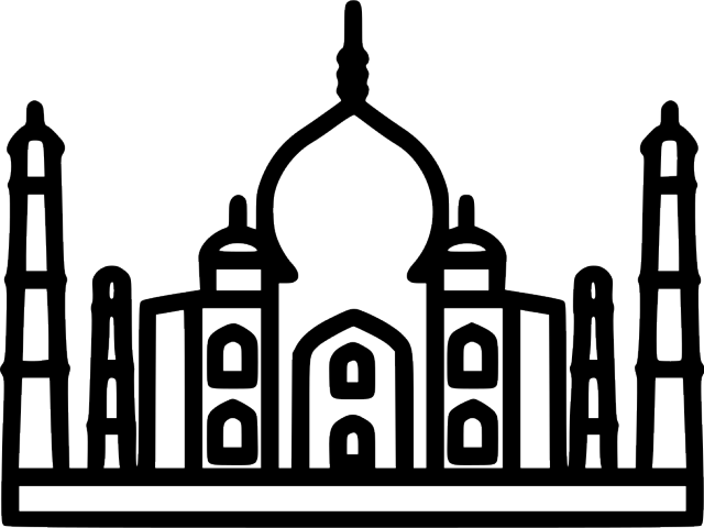 Taj Mahal Clipart Logo - Png Download (640x480), Png Download