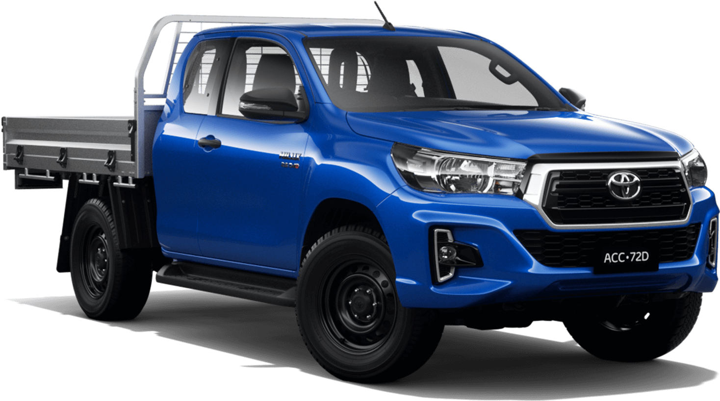 Hilux - Toyota Hilux Sr Extra Cab Black Clipart (1920x960), Png Download