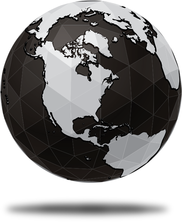 World Wide - World Globe Central America Clipart (1000x750), Png Download