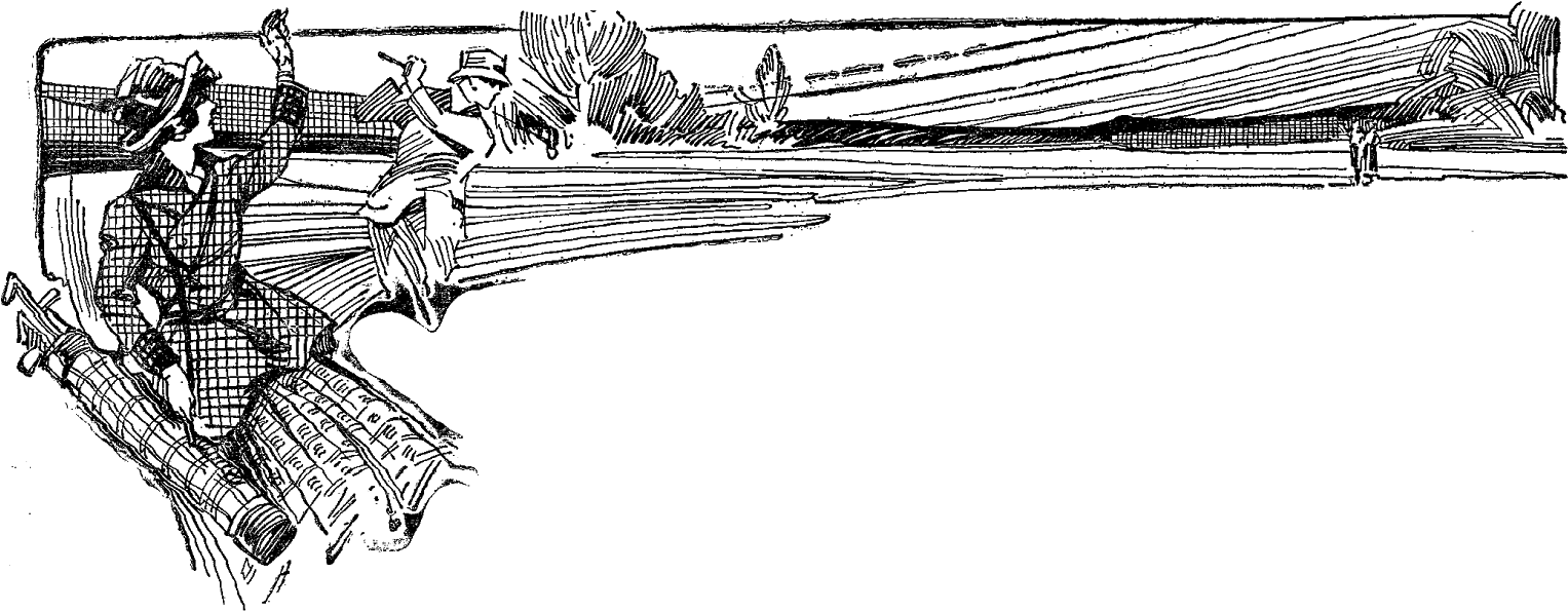 Digital Golf Border Design - Sketch Clipart (1600x668), Png Download