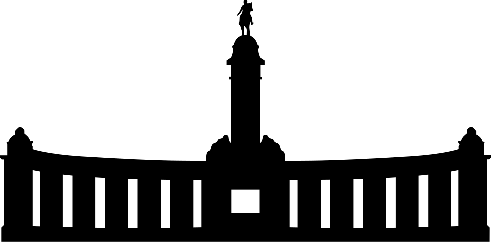 Png File Svg - Spain Monuments Silhouette Clipart (980x484), Png Download
