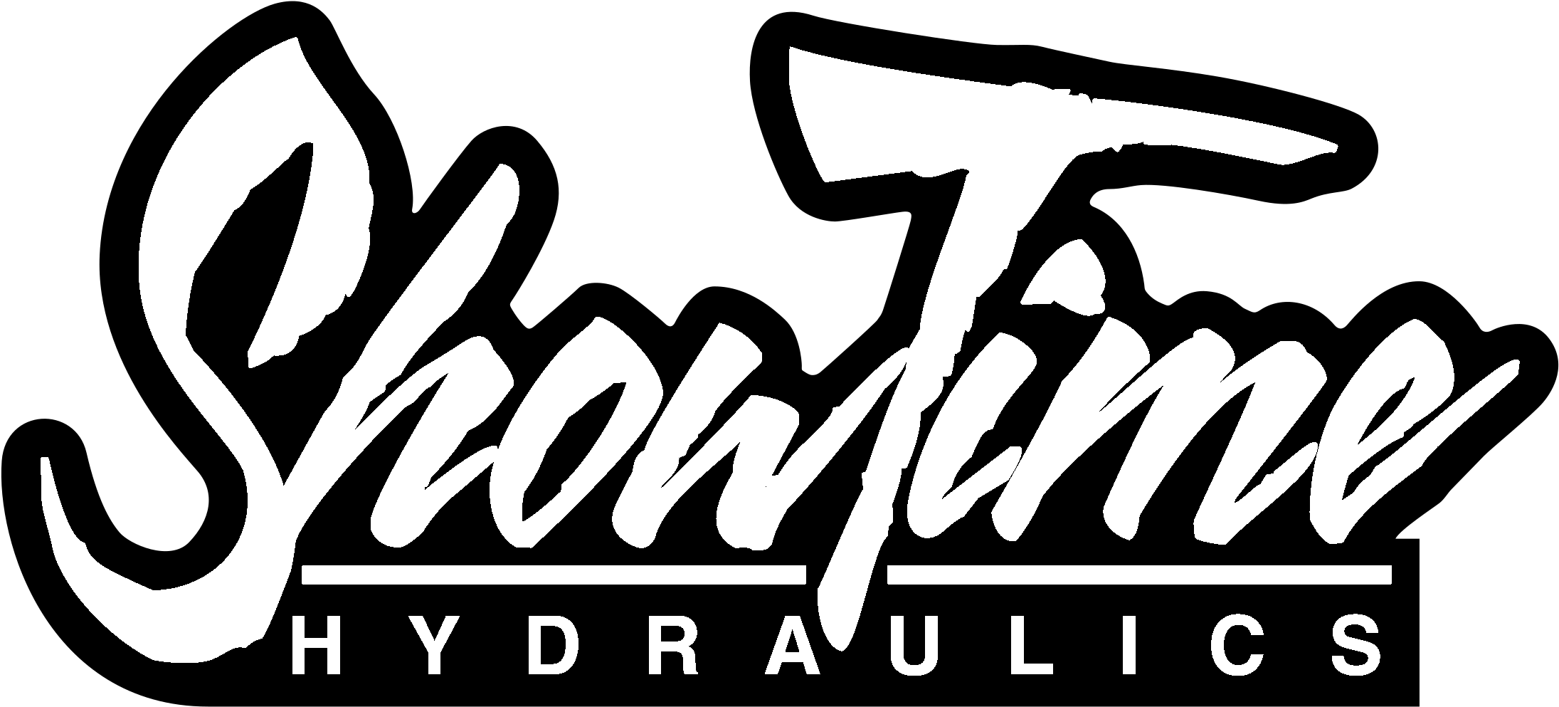 Showtime Hydraulics Logo Black And White - Showtime Clipart (2400x2400), Png Download