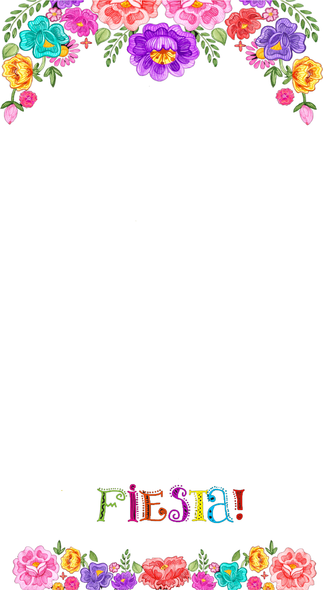 It's A Fiesta - Mexican Theme Snapchat Filter Clipart (1080x1920), Png Download