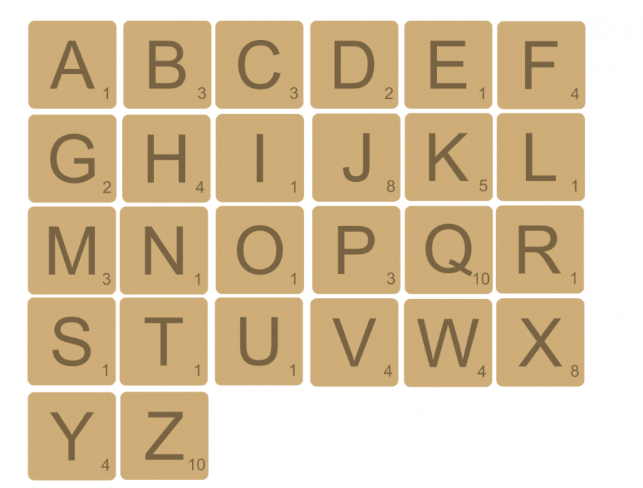 Scrabble Clipart Tile Blank - Alfabeto Movel Para Imprimir - Png Download (900x900), Png Download