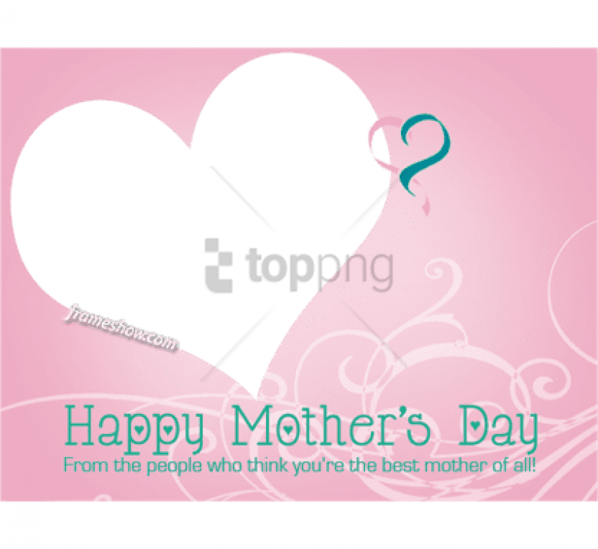 Free Png A - Happy Mothers Day Insert Clipart (850x781), Png Download