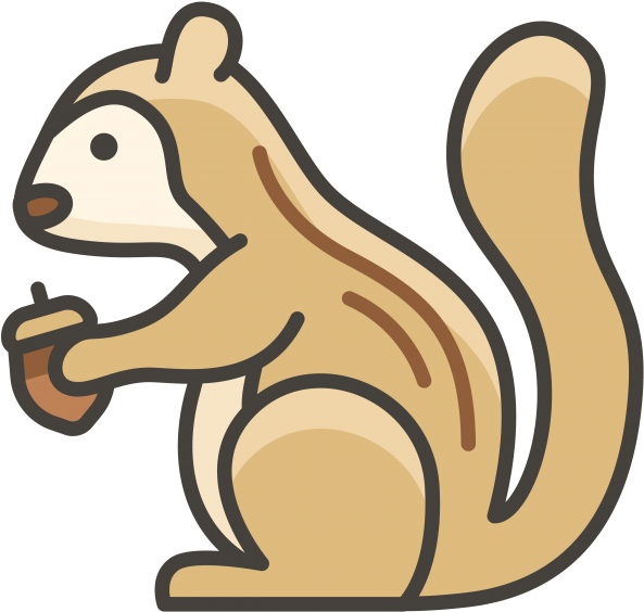 Chipmunk Emoji Icon Clipart (866x650), Png Download