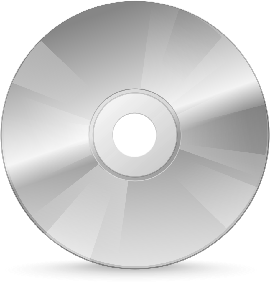 Compact Disc Clip Art At Png Logo - Cd Black And White Transparent Png (570x597), Png Download