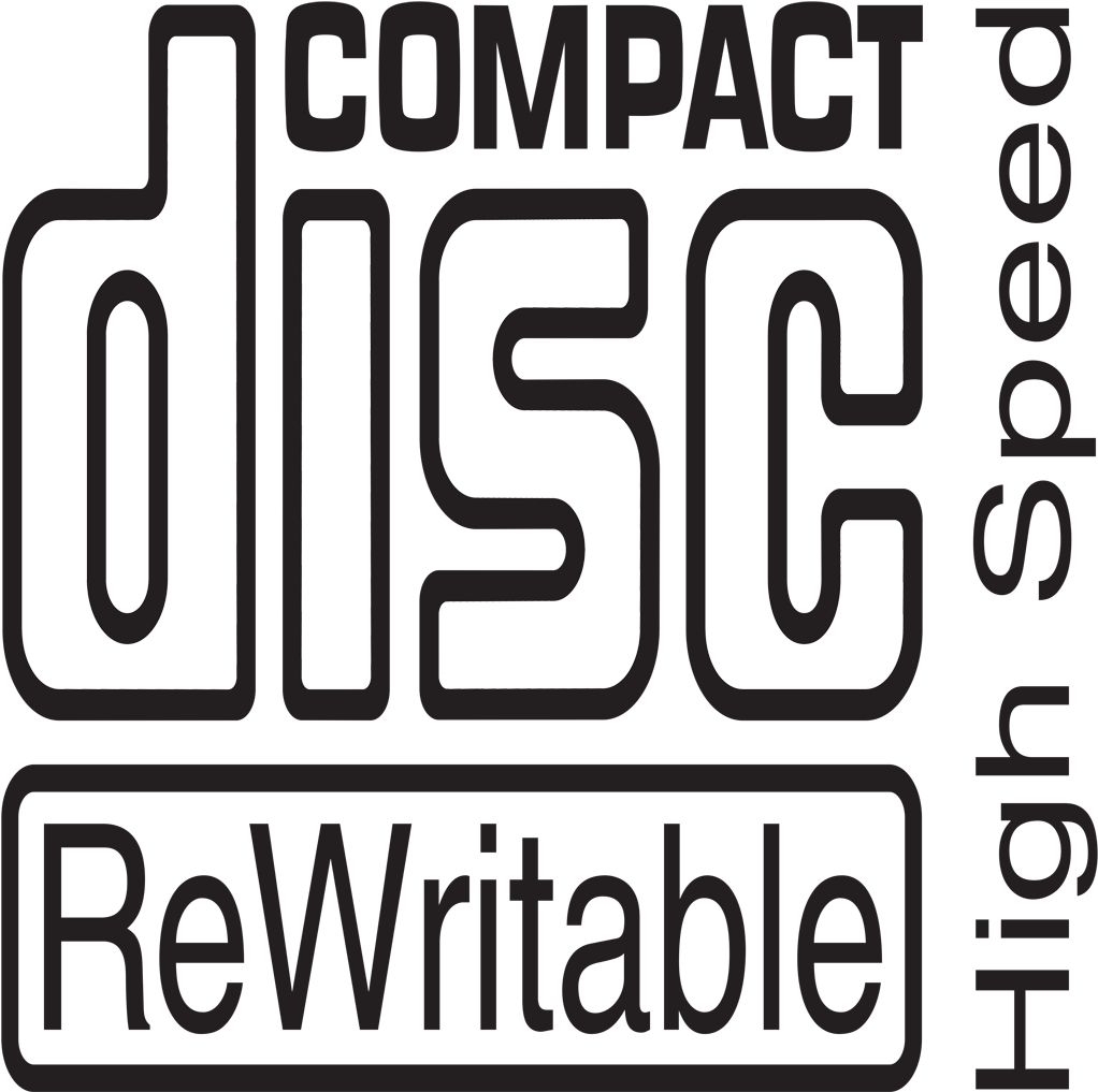 Cd-rw High Speed Logo - Compact Disc Rewritable Logo Clipart (1022x1017), Png Download