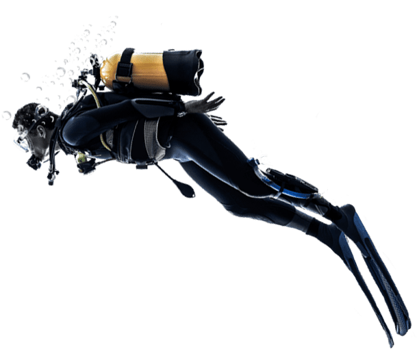 Kl Scuba Diver Clipart (667x600), Png Download