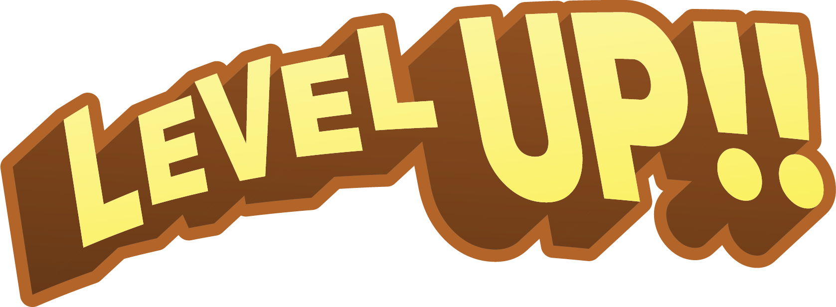 Level Up Png - Level Up Transparent Clipart (1677x616), Png Download