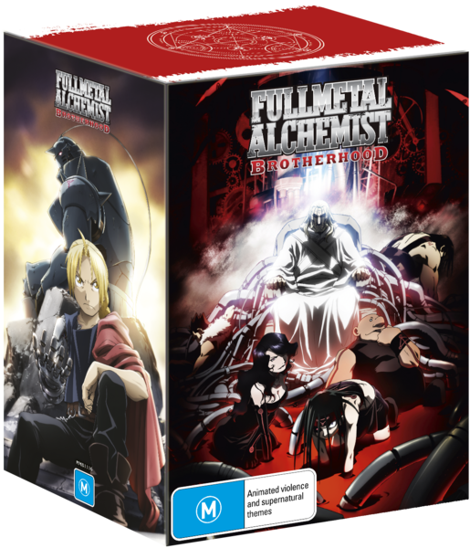 Fwiw, Madman Ent - Fullmetal Alchemist Anime Box Set Clipart (515x600), Png Download