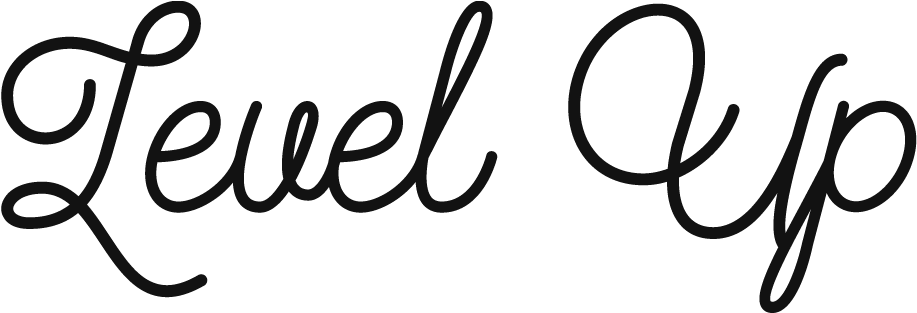Level Up - Calligraphy Clipart (1000x313), Png Download