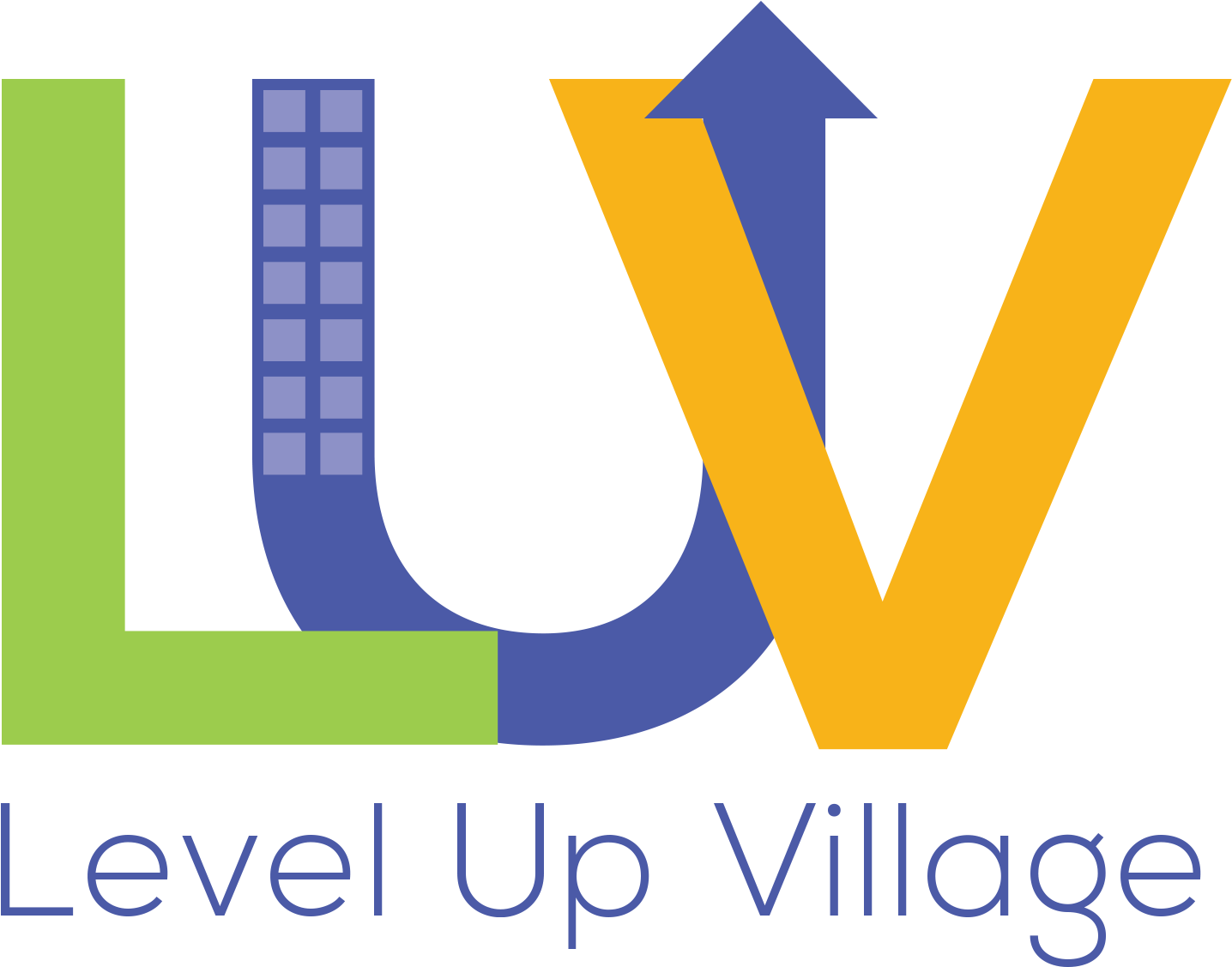 Level Up Village Unveils New Global Enrichment Courses - Level Up Village Logo Clipart (1447x1126), Png Download