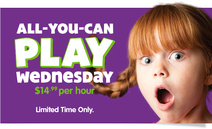 Null Chuck E Cheese, All You Can, Wednesday - Tongue Clipart (750x420), Png Download