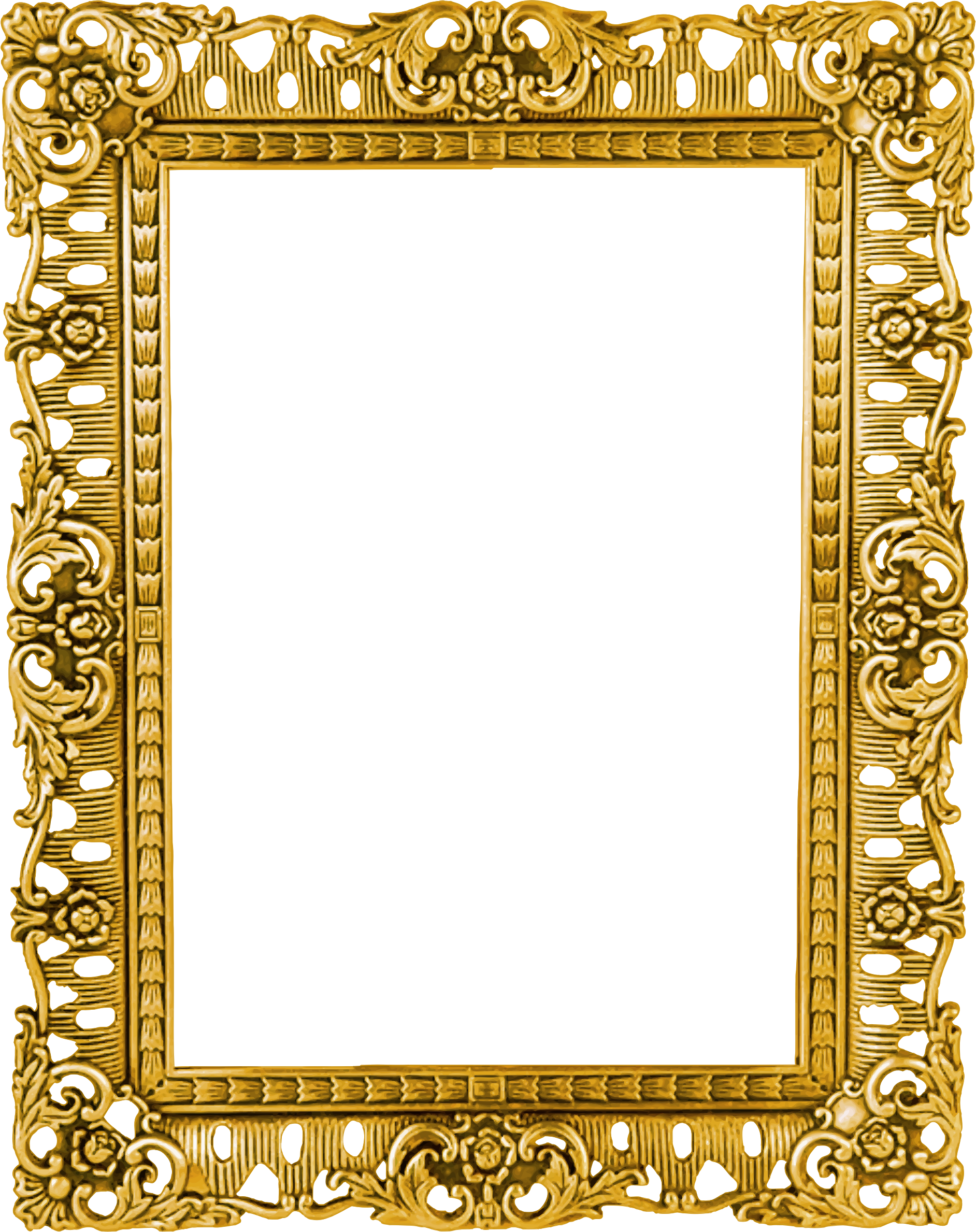 Golden Frame Png Image Transparent Png Arts | Images and Photos finder