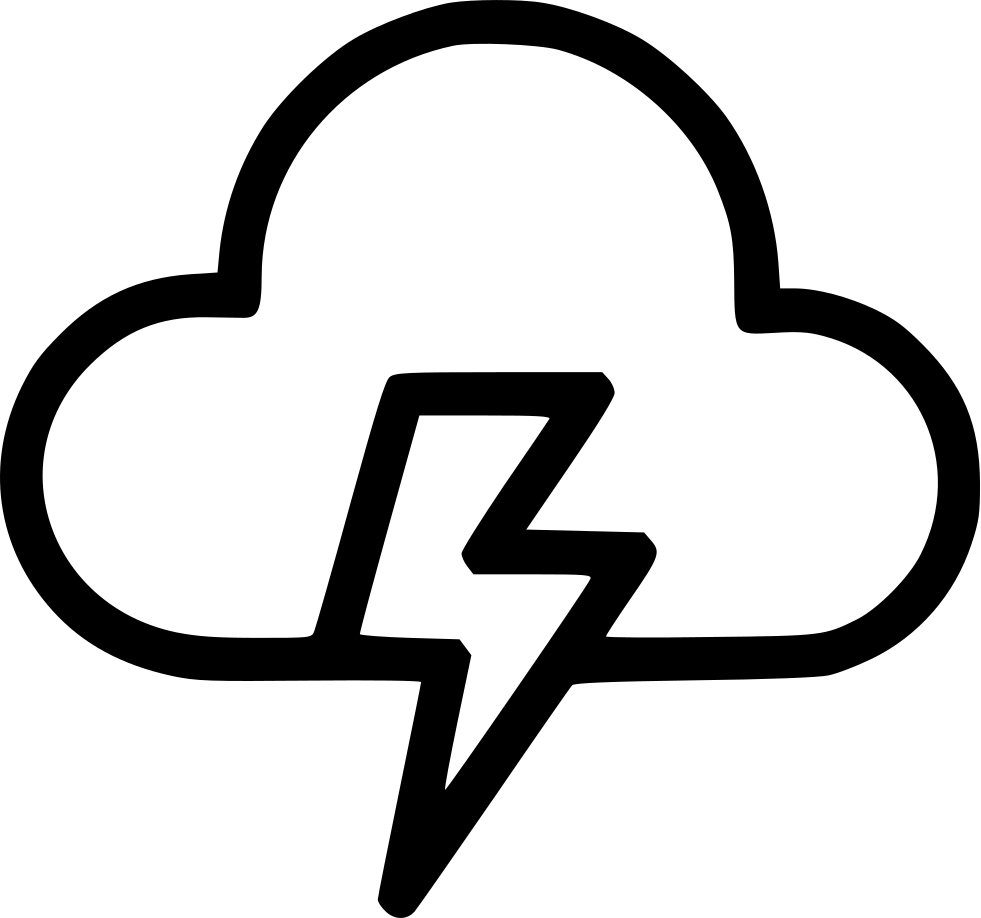 Weather Thunder Cloud Light Cloudy Lightning Comments - Cloud Clipart (981x918), Png Download