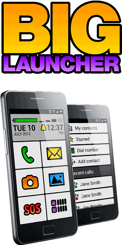 Big Launcher App Clipart (500x901), Png Download