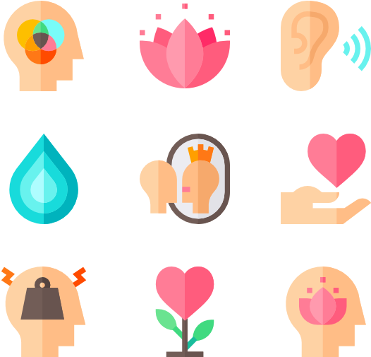 Yoga And Midfulness Clipart (600x564), Png Download