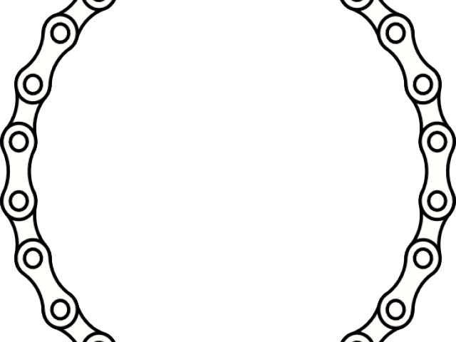 Chain Clipart Vector - Cartoon Dirt Bike Tire - Png Download (640x480), Png Download