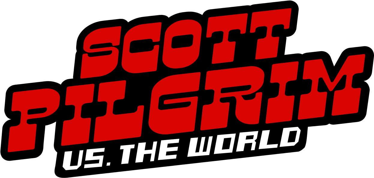 Scott Pilgrim Vs The World Wordmark - Scott Pilgrim Vs The World Logo Clipart (1280x640), Png Download