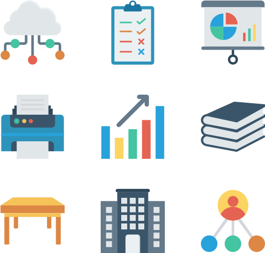 Business And Office Clipart (600x564), Png Download